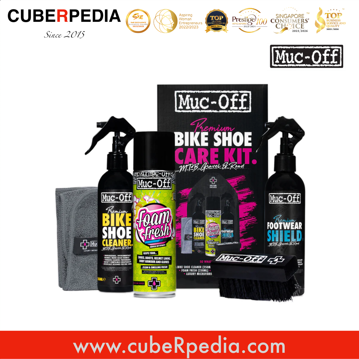 Muc-Off Premium Bike Shoe Care Kit