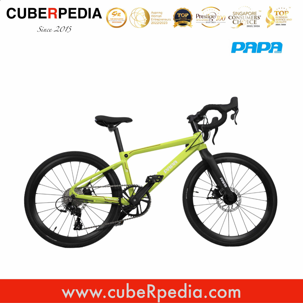 Papa Bike Fast Race 451 - Green