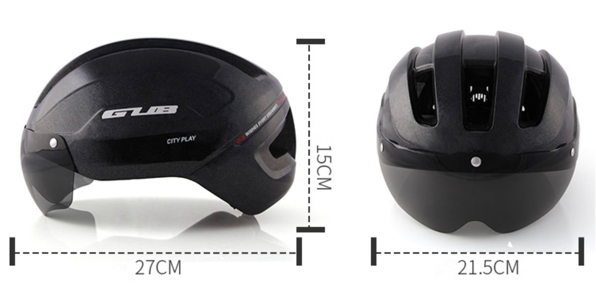 GUB City Play Bicycle Visor Helmet - Oil Slick