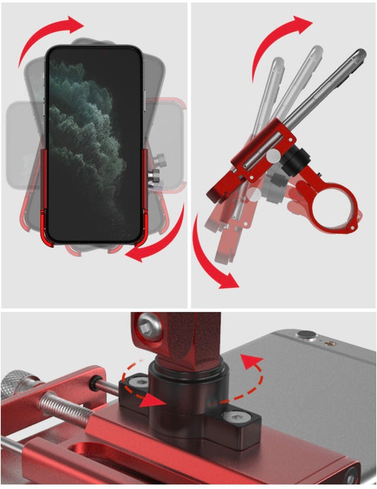 GUB P30 Phone holder - Red