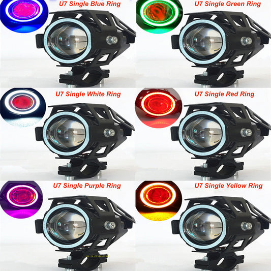 U7 Angel Eye Cree LED Light - Blue Single