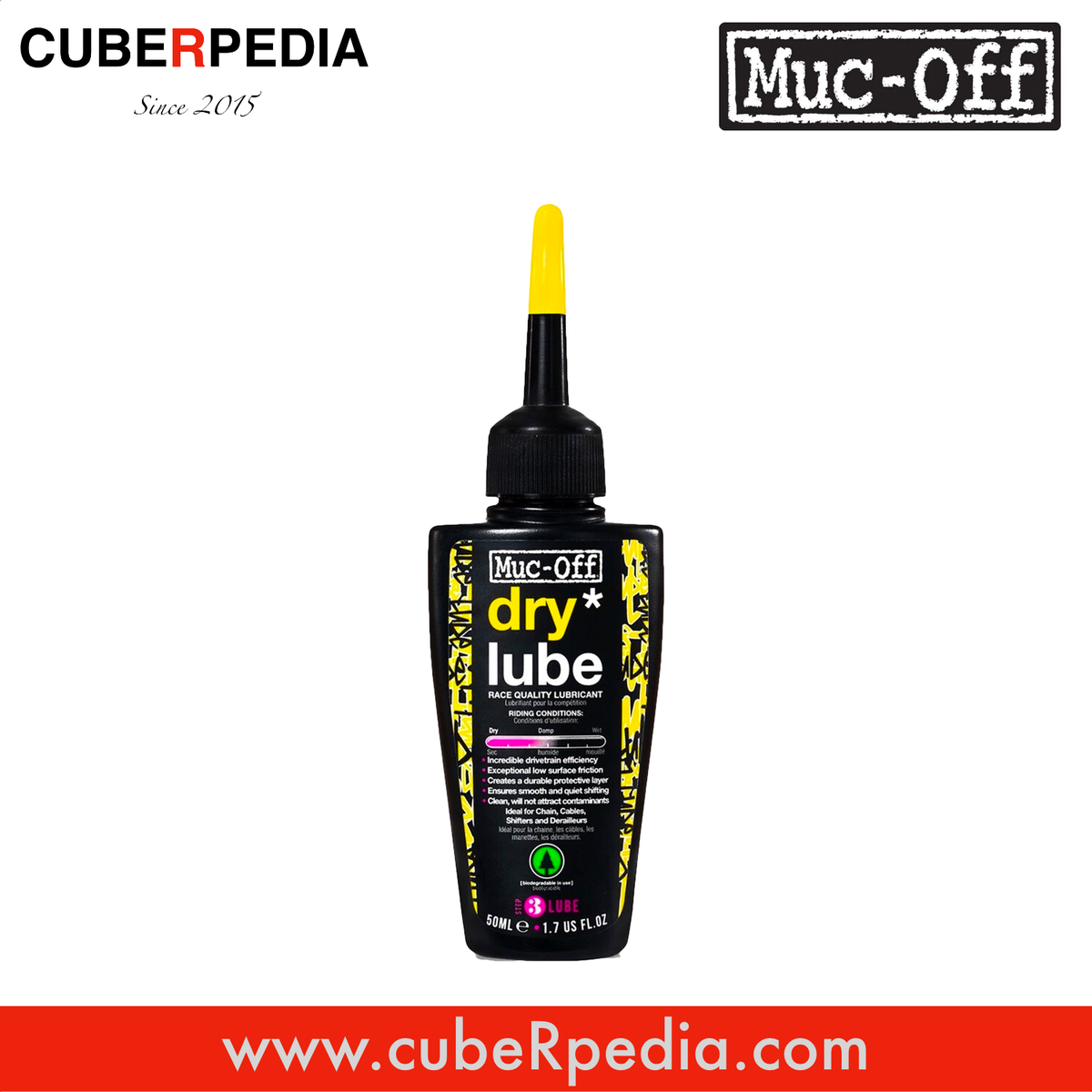 Muc-Off Bicycle Dry Weather Lube - 50ML
