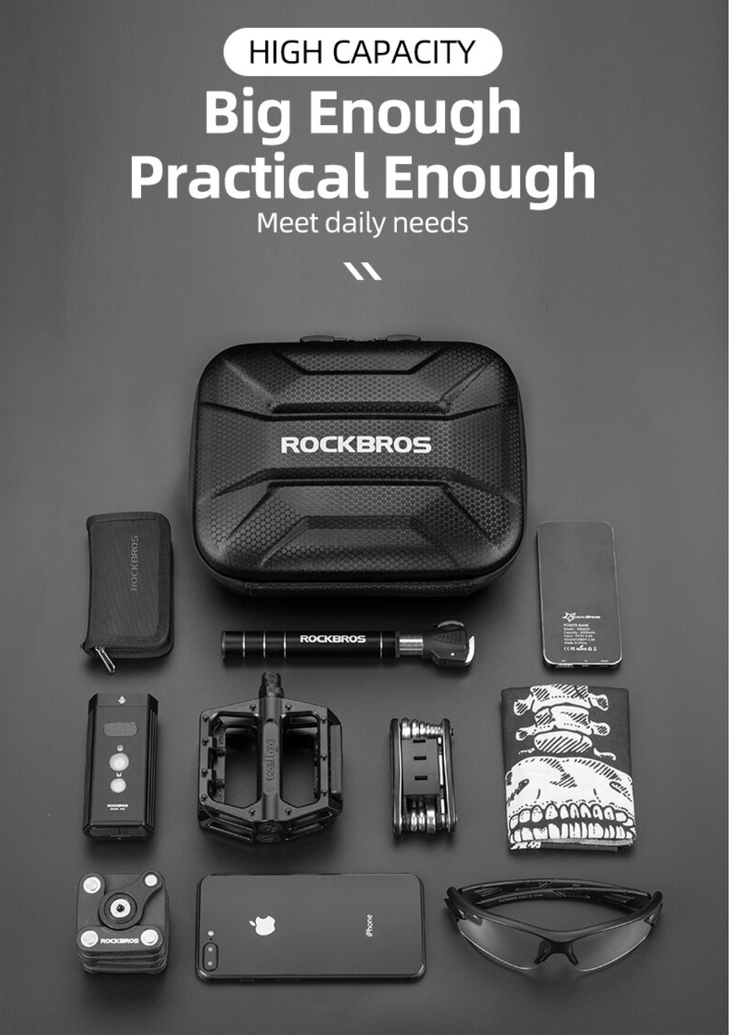 ROCKBROS Front Hard Case