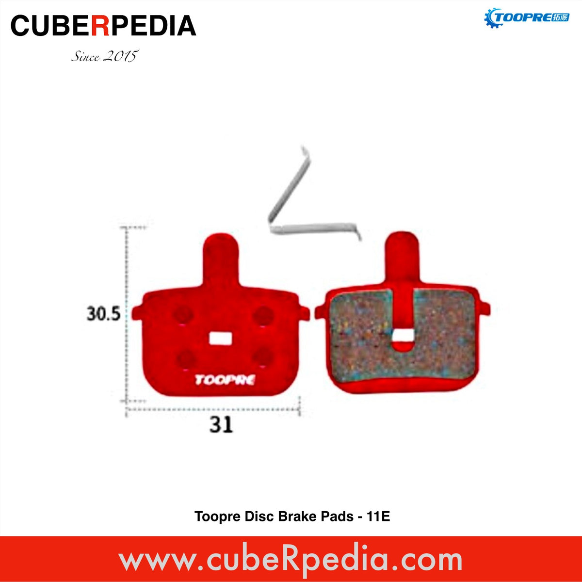 Toopre Disc Brake Pads - 011E
