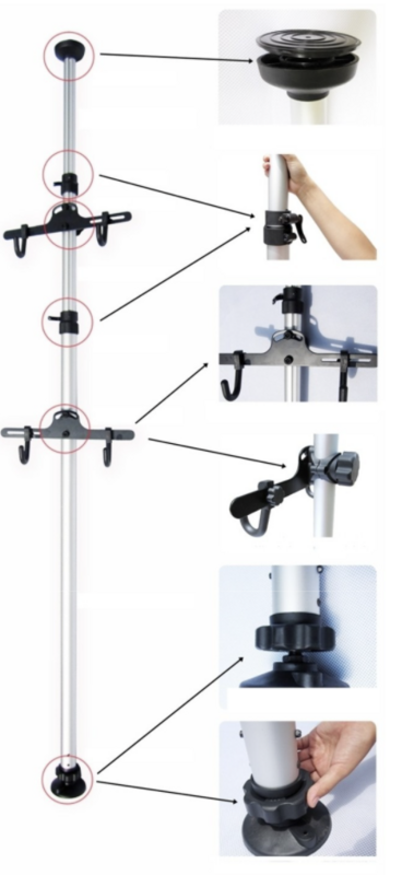Dual Bicycle Tower Rack Stand