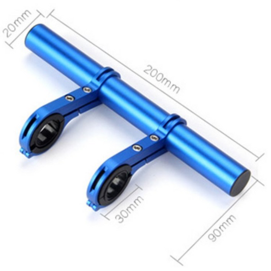 Extender Bar Holder - Long Dual Black