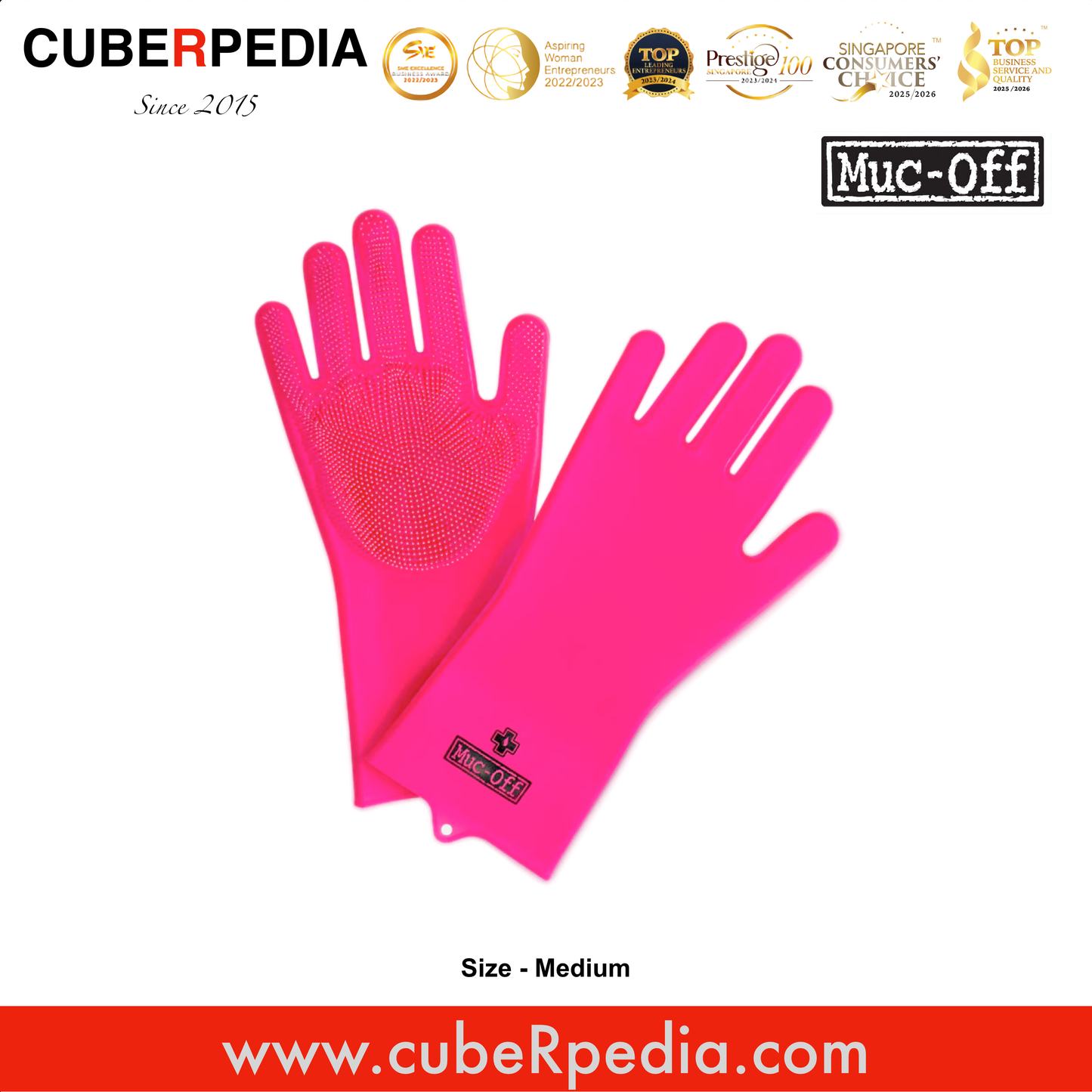 Muc-Off Deep Scrubber Gloves - Medium