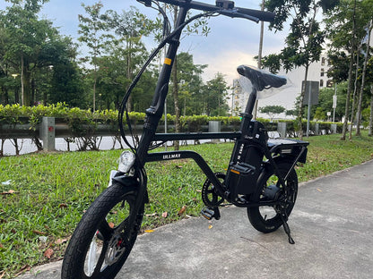ULLMAX 16" EBIKE - Black (No Battery & kickstand)