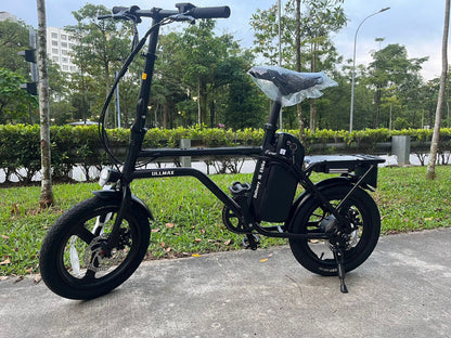 ULLMAX 16" EBIKE - Black (No Battery & kickstand)
