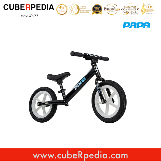 Papa Bike Funny 12” - Black
