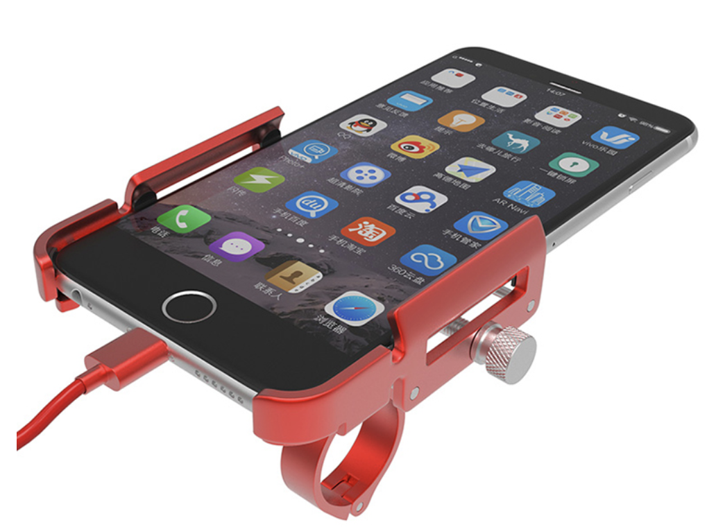 GUB P30 Phone holder - Red