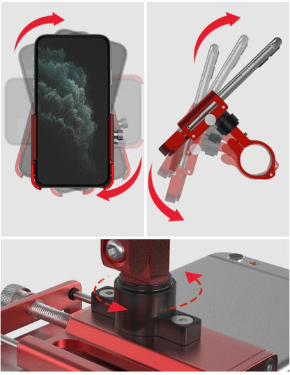 GUB P30 Phone holder - Red