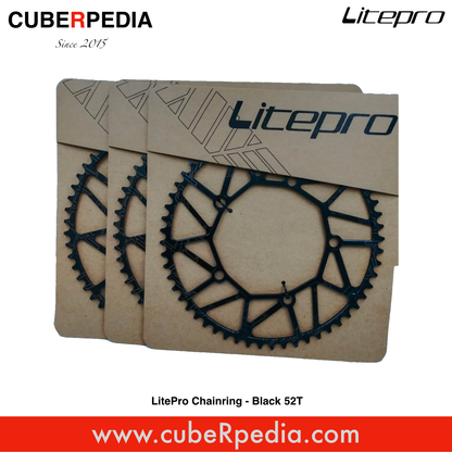 LitePro Chainring - Black 52T
