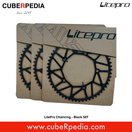 LitePro Chainring - Black 58T