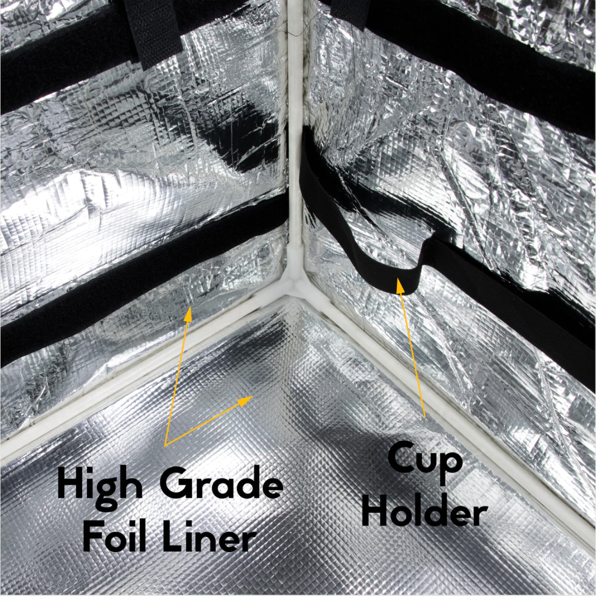 MFC 62L MAGNETO V3 Series Magnetic and Zip with Lock Ring Sling Food Delivery Thermal Bag
