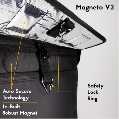 MFC 26L MAGNETO V3 Mini Series Magnetic and Zip with Lock Ring Sling Food Delivery Thermal Bag
