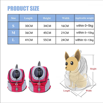 Pet Carrier Mesh Backpack - Small