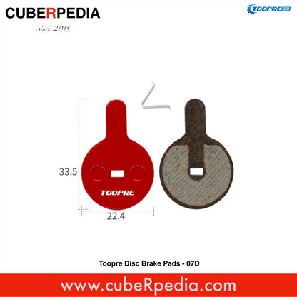 Toopre Disc Brake Pads - 07D